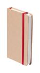 Prunus A6 Notizbuch, natur Natur,rot