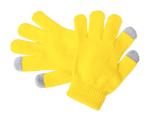 Pigun Touchscreen Handschuhe für Kinder Grau/gelb