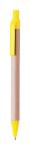 Papper ballpoint pen Nature yellow