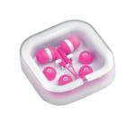 Clarin earphones Pink/white