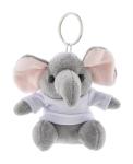 TrumpFob plush elephant keyring Convoy grey
