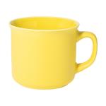 Woodstock Flat matte vintage mug Yellow