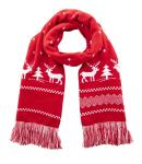 Skandihals Christmas winter scarf Red