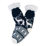 Norsokkar Christmas slipper socks Aztec blue