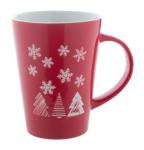Perala porcelain Christmas mug Red/white