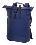 Rebyss Roll Recycelten Canvas Rucksack Dunkelblau