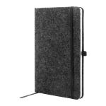 Refelt Note A5 Notiz RPET-Filz Dunkelgrau