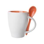 Spoon mug Orange/white