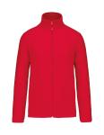 KA9102 Fleecejacke mit durchgehendem Reißverschluss, rot Rot | L
