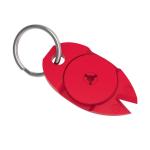 Key fob "Tick map" American red