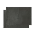 Grillmatte "BBQ", 2er Set Schwarz