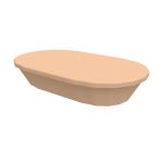 Snackschale "ToGo", mit Deckel Braun