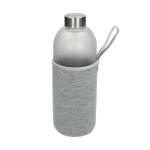 Glasflasche mit Hülle "Iced" 1,0 l Transparent