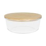 Glasbox "Balance", rund 19x7,5 cm Transparent