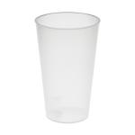 Drinking cup "Vital" 400ml Milky transparent