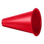 Megaphone "Fan Horn" American red