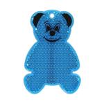 Reflector "Bear" Transparent blue