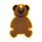 Reflector "Bear" Transparent orange