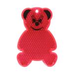 Reflector "Bear" Transparent pink