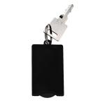 Chip keyring "Square" Black