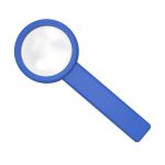 Magnifying glass with handle "Handle 5 x" Aztec blue