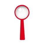 Stiellupe "Handle 4 x" Amerika rot