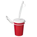 Trinkbecher "Take Away" 0,3 l Amerika rot