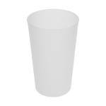 Drinking cup "Returnable" 0.4 l Milky transparent