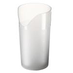 Trinkbecher "Ergonomie" 0,2 l Milchig-transparent