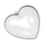 Deko-Dose "Mini-Herz" Transparent