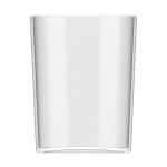 Toothbrush tumbler "Fresh" Transparent