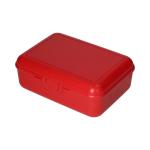 Lunch box "School Box" deluxe, without separating sleeve American red