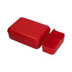 Lunch box "School Box" deluxe, with compartment divider American red