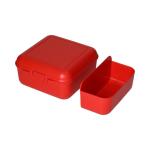 Vorratsdose "Cube" deluxe, mit Trennschale Amerika rot
