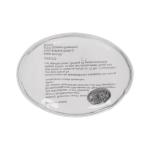 Gel heating pad "Oval", large Transparent