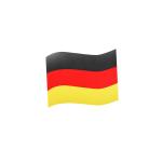 Automagnet "Flagge", klein Deutschland Farben