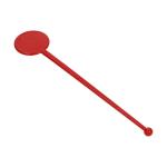 Cocktail stirrer "Round" American red
