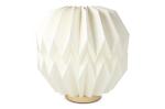 Coollux foldable Origami-inspired paper LED lamp Luna 25cm Nature