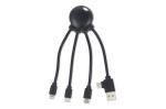 4009 - Xoopar Octopus OBP cable Ocean Bound Plastic Black