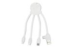 Enjoy Technology 4009| Xoopar Eco Octopus Ladekabel Ocean Bound Plastic Weiß