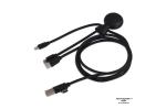 3199 | Xoopar Mr. Bio Powerbank and Cable pack 7000mAh Black