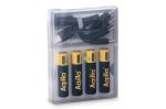 Aqiila Rechargeable USB-C Batteries AAA 600mAh 4-p Black