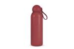 InSideOut Sagaform Tekla Stahlisolierflasche (recycelt) 500 ml Dunkelrot