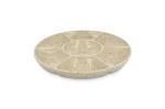InSideOut Sagaform Ditte Keramik-Servierplatte rund 26 cm Beige