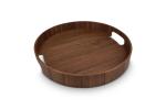 InSideOut Sagaform Hanna Rundes Tablett 35 cm Braun