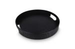 InSideOut Sagaform Hanna Rundes Tablett 35 cm Schwarz