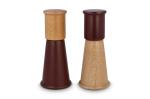 Sagaform Gurken Salt and Pepper Grinder Set small, 15cm Dark red
