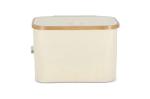 InSideOut folding basket with lid Sogne 38 x 26 x 25cm rPET Ecru