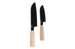 InSideOut Santoku 2tlg. Messerset Ravn Holz