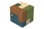 InSideOut Holzwürfel think iq puzzle Bunt